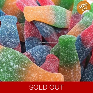 Fizzy Giant Fruity Bottles Gummy Candy Garden Halal Sweets